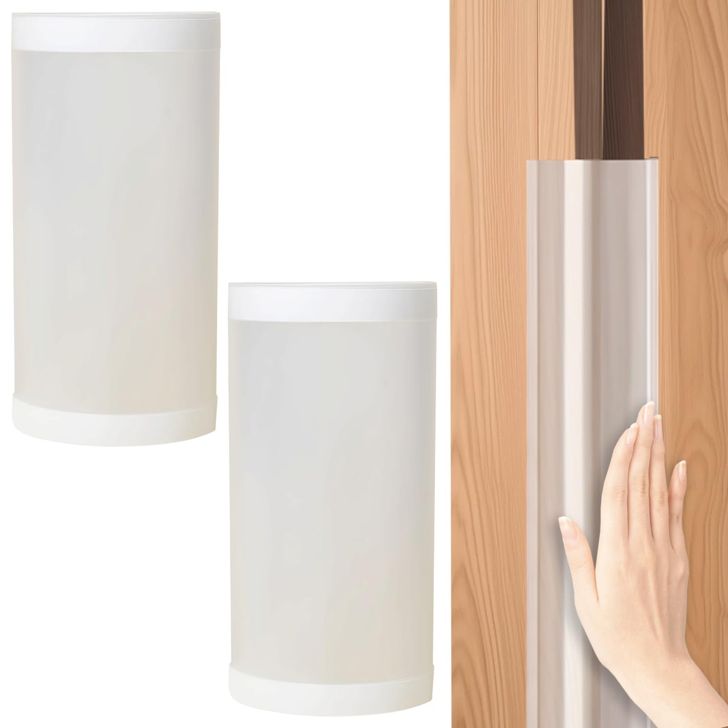 WIYETY ukse hingekaitse lastele, läbipaistev, 2 tk