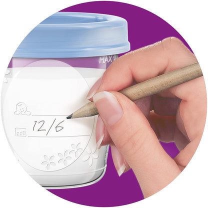 Philips Avent toidusäilitustopsid 180/240 ml (20tk) + lusikas