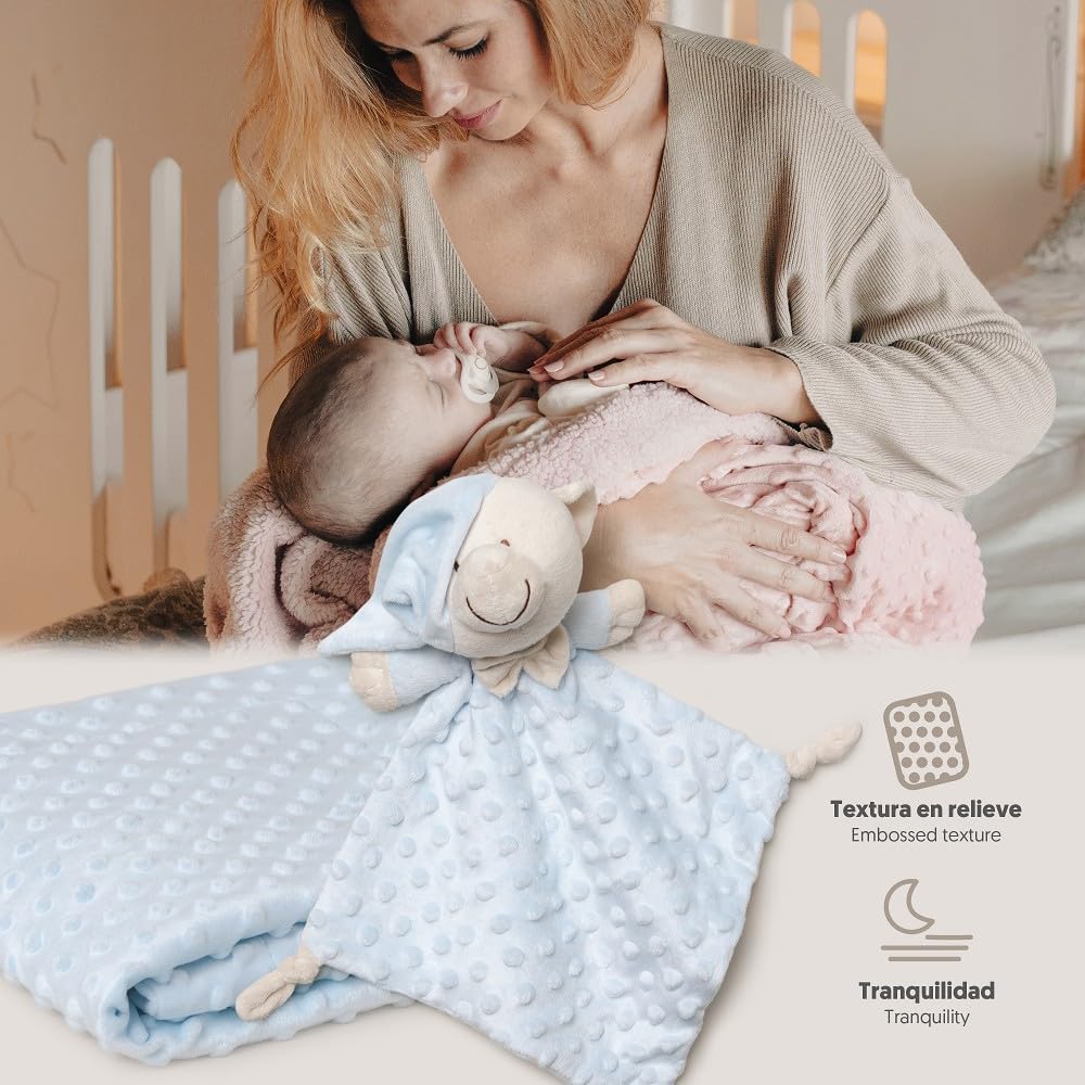 Interbaby beebiteki ja kaisuteki komplekt karuga, sinine
