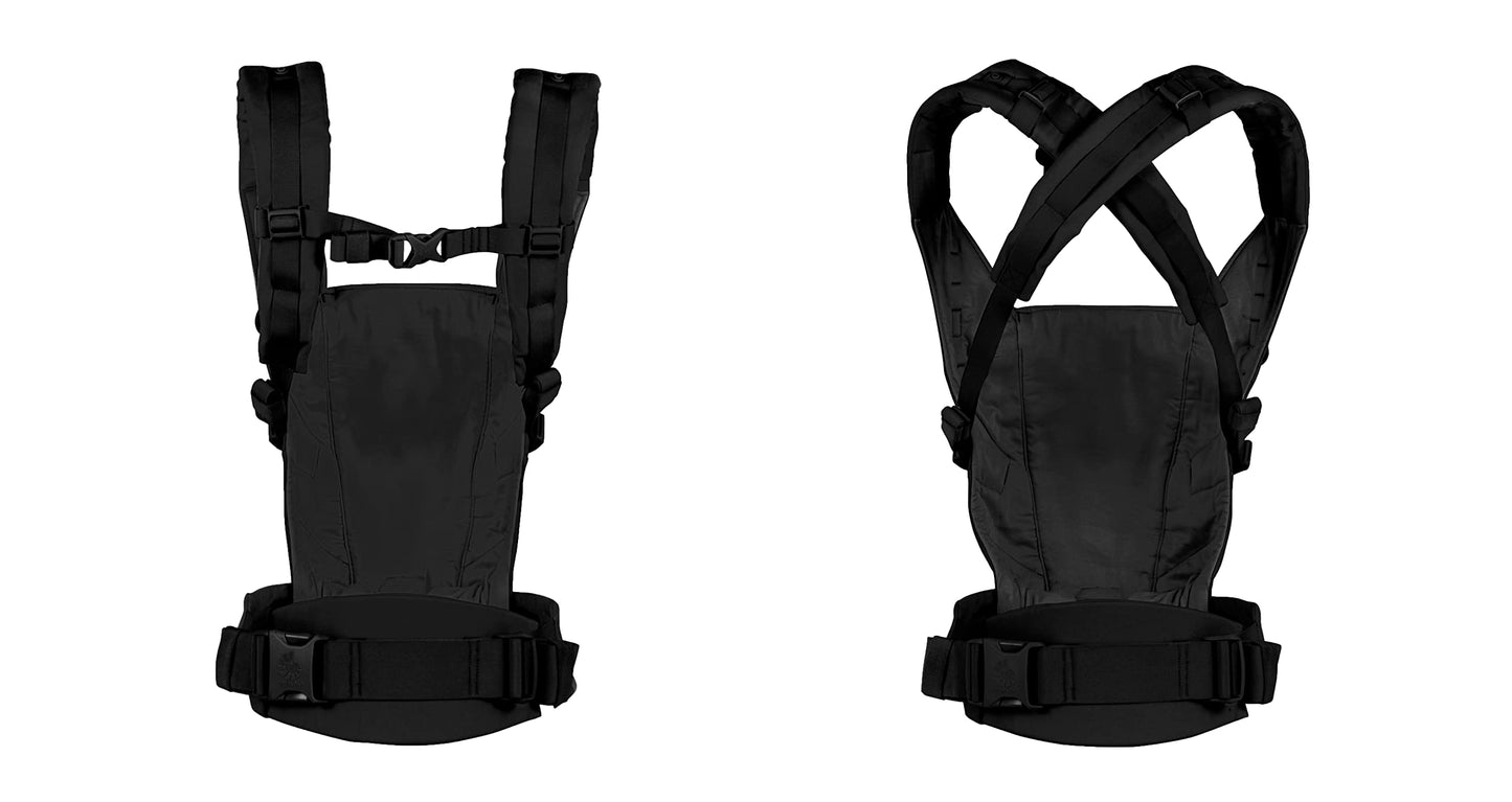 Ergobaby Adapt SoftTouch puuvillane kandekott alates sünnist, Onyx Black