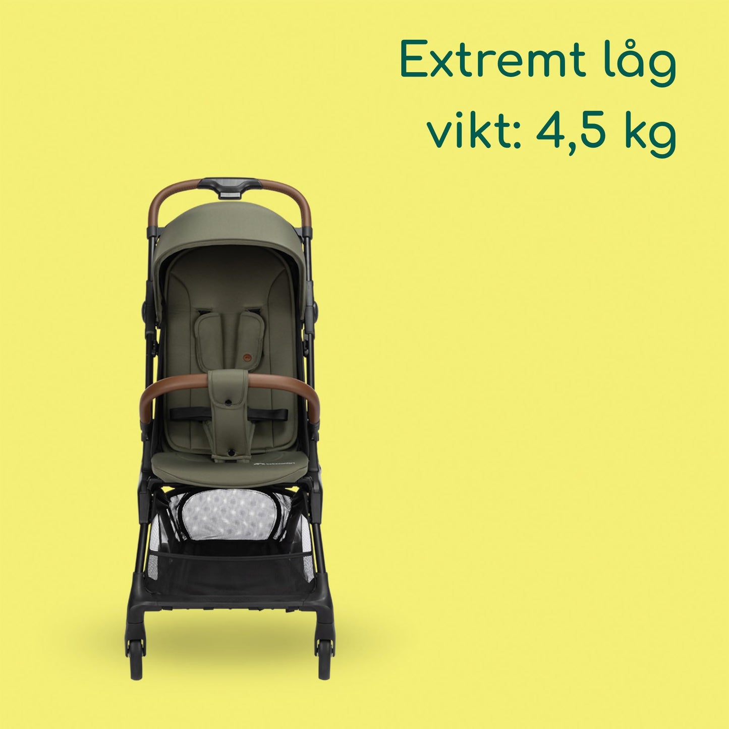 Bebeconfort Zephir kerge ja kompaktne reisikäru, 0–4 a, Mineral Green