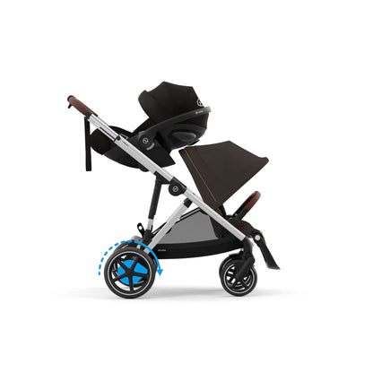 Cybex Gold e-Gazelle S elektrilise abisüsteemiga jalutuskäru, Chocolate Brown