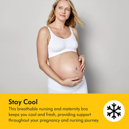 Medela Keep Cool Seamless rasedus- ja imetamisrinnahoidja, must, M