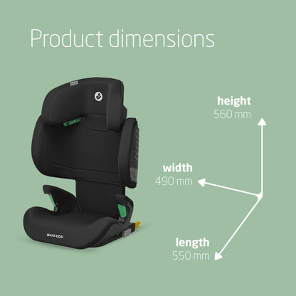 Maxi-Cosi RodiFix M i-Size turvatool 100–150 cm ISOFIX, Basic Black