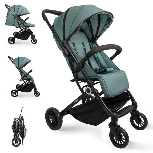 Interbaby Voyage jalutuskäru sünnist kuni 22 kg, kokkupandav – roheline