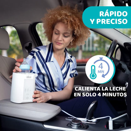 Chicco digitaalne pudelisoojendaja kodu- ja reisikasutuseks, sulatusrežiimi ja automaatse väljalülitusega, valge