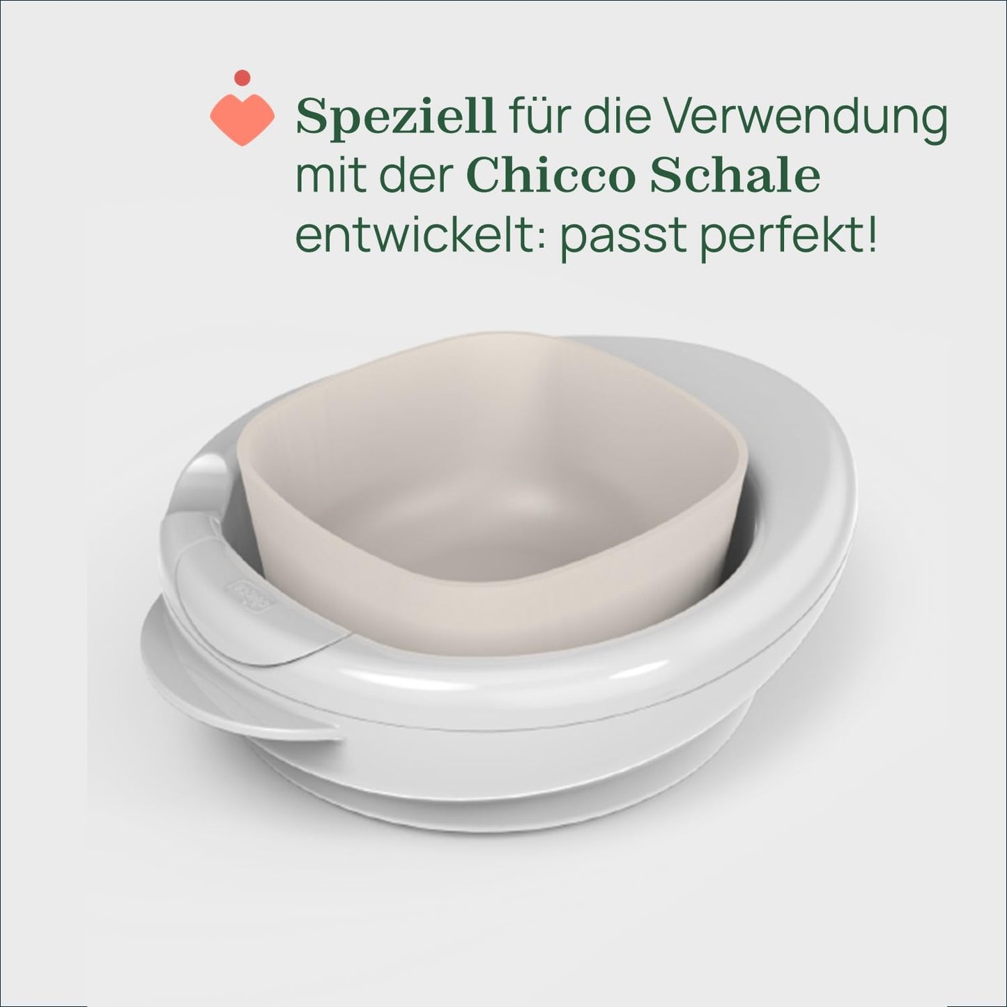 Chicco termotaldrik beebile kuuma vee reservuaariga, 6+ kuud, hall