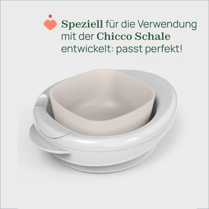 Chicco termotaldrik beebile kuuma vee reservuaariga, 6+ kuud, hall