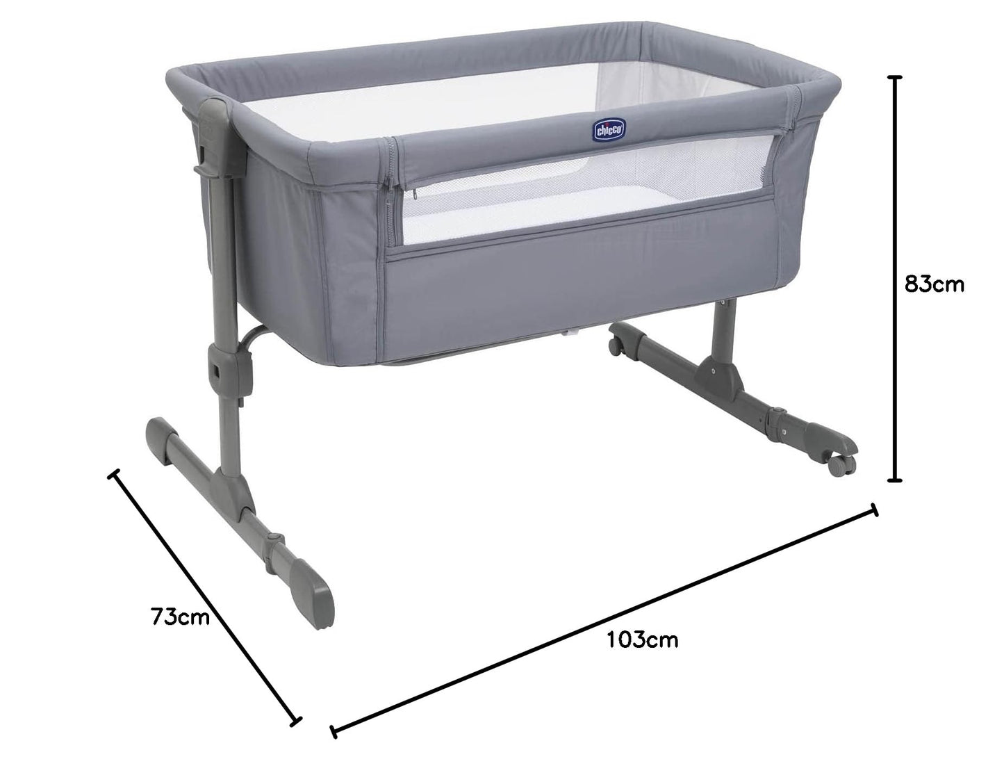 Chicco Next2Me Essential vooditasku, 0–6 kuud, Stone Relax
