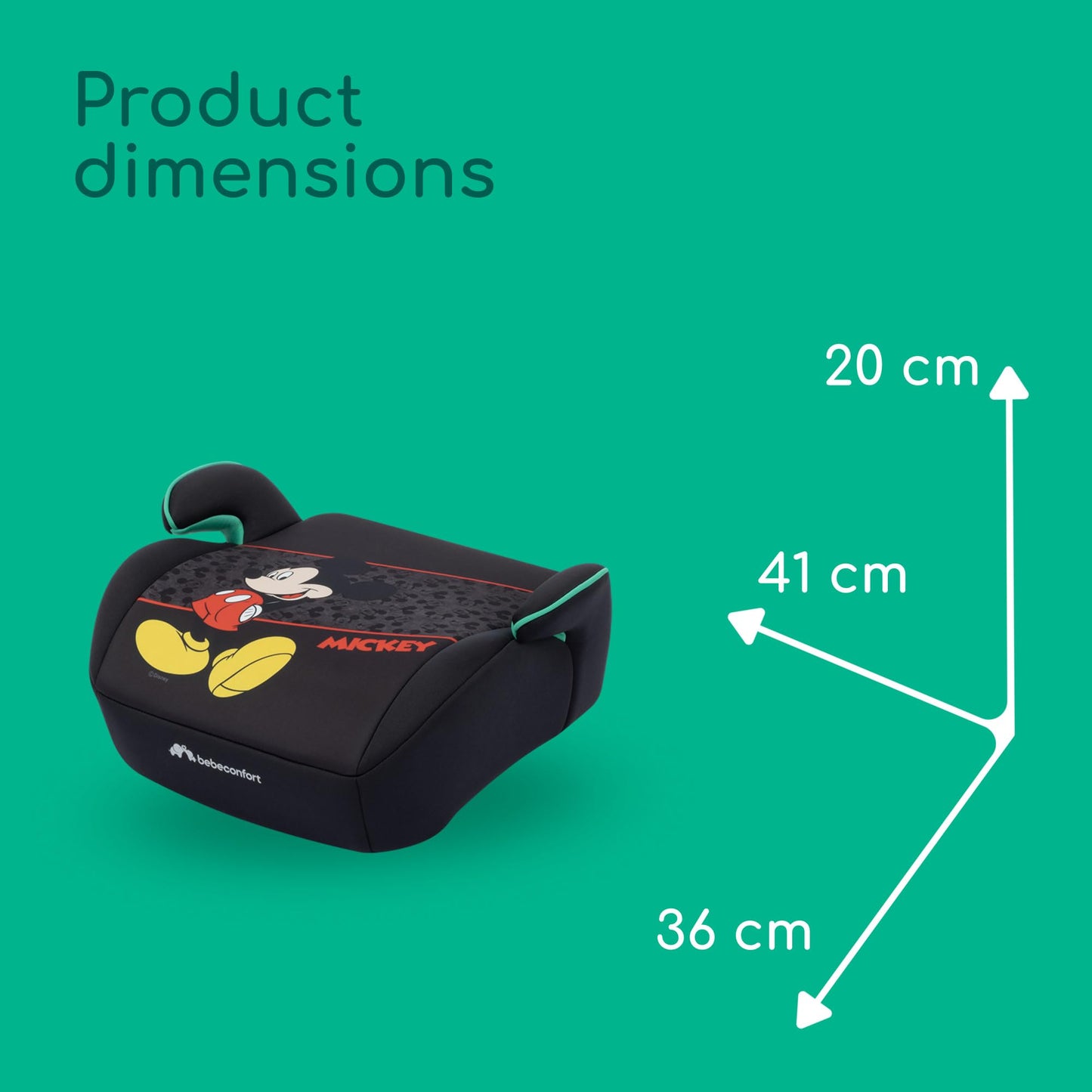Bebeconfort Disney Manga i-Safe turvaiste, 6–12 a / 22–36 kg, must Miki hiir