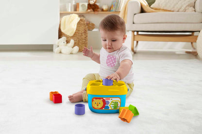 Fisher-Price värvilised klotsid ämbris, sorteerimis- ja ladumismäng, 10 tk, 6+ kuud