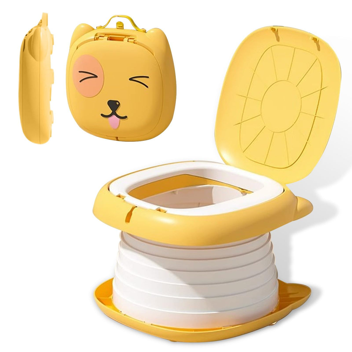 XINYUDAILY kokoon taittuva matkapotta, keltainen, malli 25