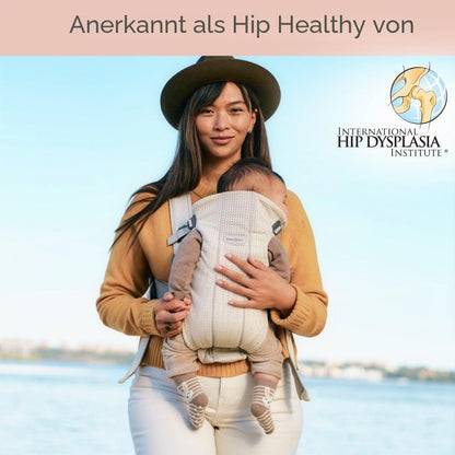 BabyBjörn Mini -kantoreppu, 3D-verkkokangas, kerma