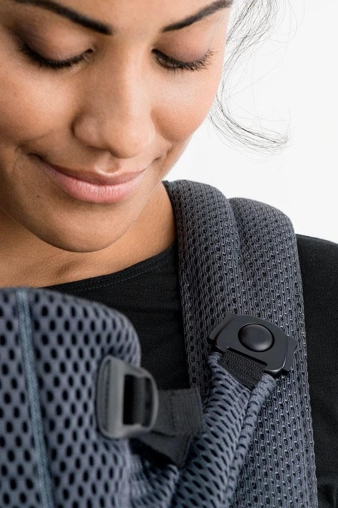 BabyBjörn kandekott Move 3D-võrk, anthracite grey