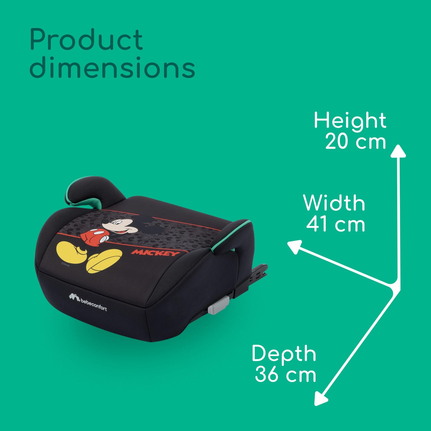 Bebeconfort Disney Manga i-Fix turvaiste ISOFIX, Mickey Mouse (128–150 cm)