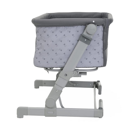 Chicco Next2Me Go -sivusänky vastasyntyneille, tummanharmaa (Dark Grey), 0–6 kuukautta