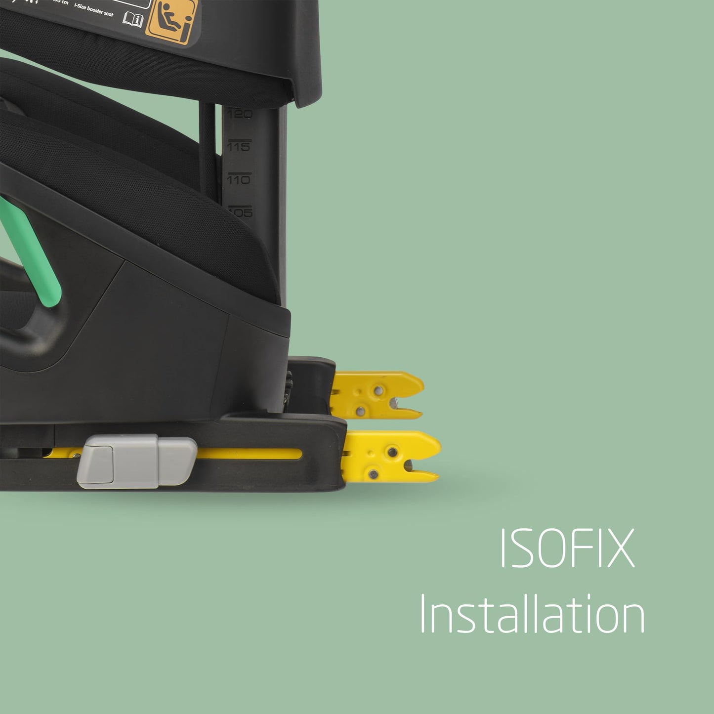 Maxi-Cosi RodiFix M i-Size turvatool 100–150 cm ISOFIX, Basic Black
