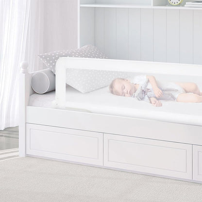 Asalvo 2-in-1 voodipiire, valge, 150 x 58cm