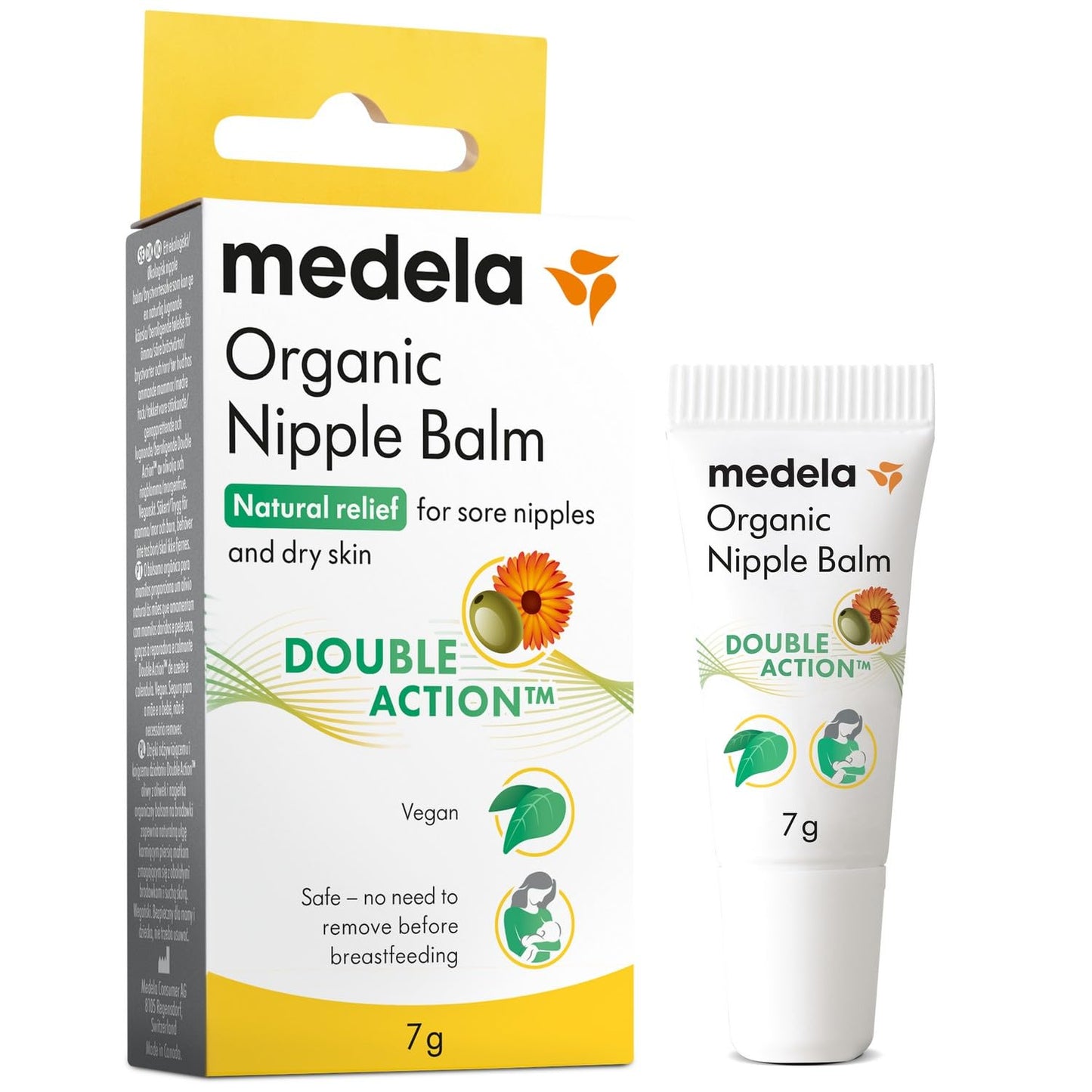 Medela orgaaniline rinnanibukreem – looduslik leevendus ja niisutus imetavatele emadele, 7 g