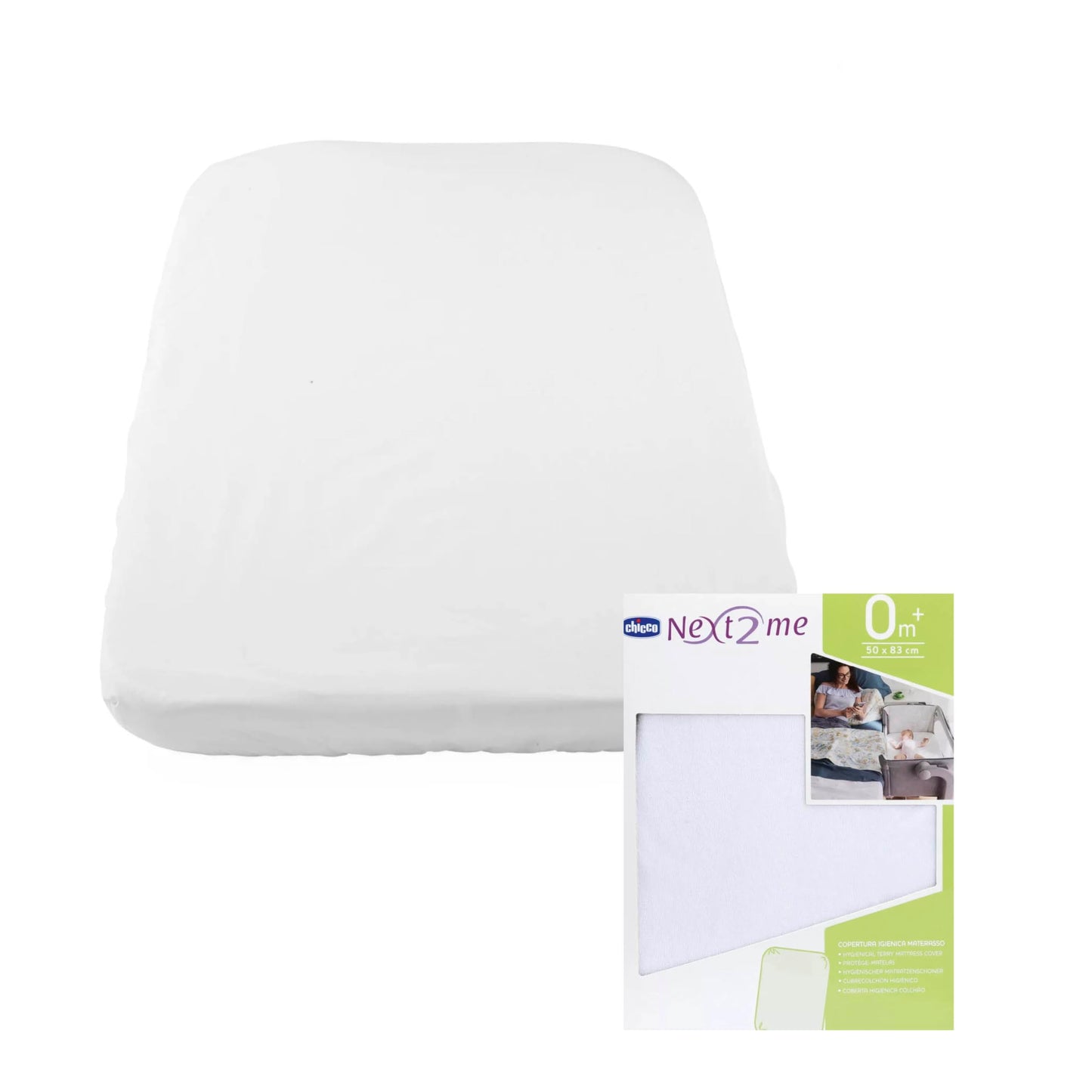 Chicco madratsikaitse Next 2 Me Dream, valge, 85 x 50 cm