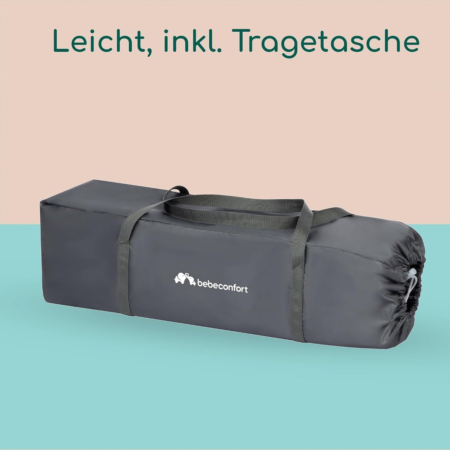 Bebeconfort Soft Dreams reisivoodi, 0-3 a (kuni 15 kg), puidukiu-vahtmatratsiga, Tinted Graphite