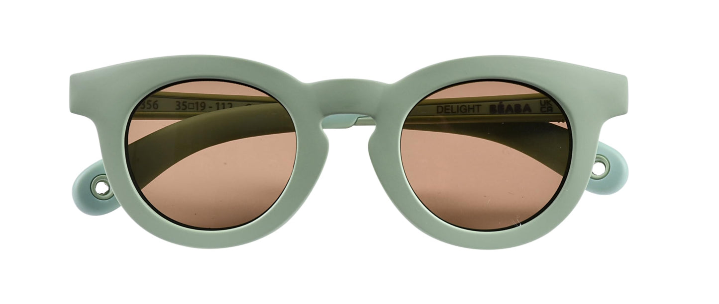 BÉABA beebipäikeseprillid 9–24 kuud, UV400 kaitse, Retro Delight Sage Green