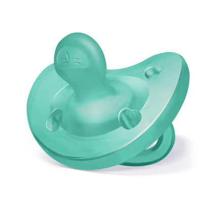 Chicco PhysioForma silikoonist ortodontiline lutt 6–16 kuud, 2 tk (sinine/roheline)