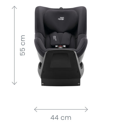 Britax Römer turvatool DUALFIX PLUS ISOFIX, Space Black, 40-105 cm, 0-4 a