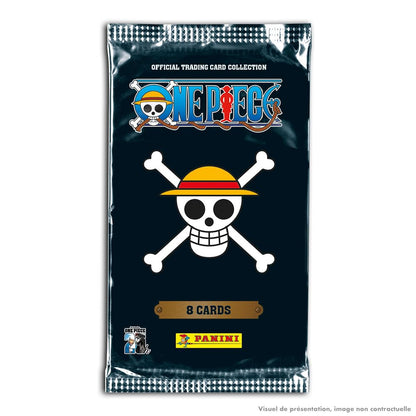 Panini One Piece 25. aastapäeva kogumiskaartide stardikomplekt (kaust + kaardikiled + piiratud väljaande kaart)