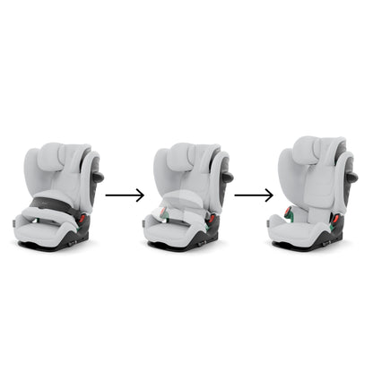 CYBEX Gold Pallas G3 i-Size turvatool 76–150 cm, Fog Grey (u 15 kuud – 12 a)