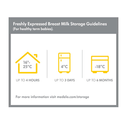 Medela Store & Feed komplekt – rinnapiima hoiustuspudelid, Calma lutiosa ja hoiukotid, BPA-vaba