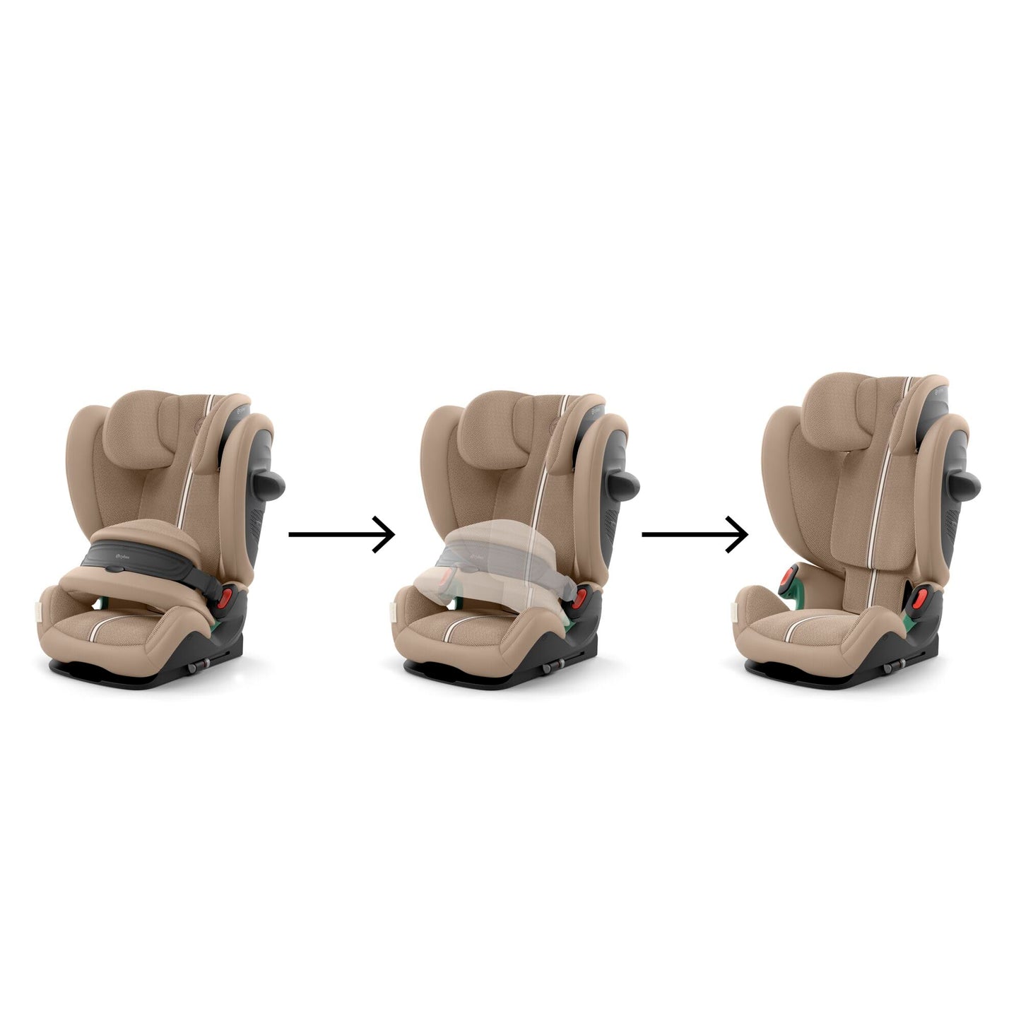 Cybex Pallas G3 i-Size Plus turvatool Almond Beige, 15 kuud kuni 12 aastat