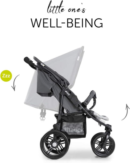 Hauck Roadster Duo SLX kahelapsekäru, hall