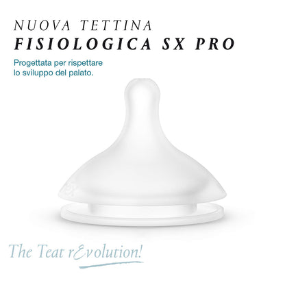 SUAVINEX 2 symmetristä SX Pro -pullotuttia Slow Flow 0+ kk