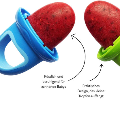 Nuby mehujäämuotit Garden Fresh 6+ kuukautta, 4 kpl, BPA-vapaa
