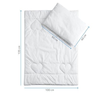 Baby Comfort komplekt beebivoodile 135 × 100 cm (tekk ja padi)