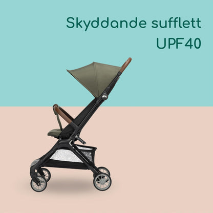 Bebeconfort Zephir kerge ja kompaktne reisikäru, 0–4 a, Mineral Green