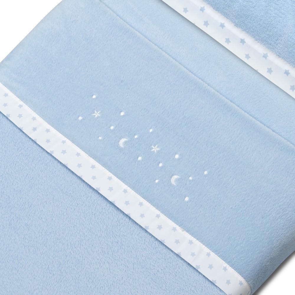 Interbaby voodipesukomplekt beebivoodile 60 x 120 cm, sinine, 3-osaline, 30204-01