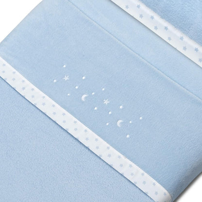 Interbaby voodipesukomplekt beebivoodile 60 x 120 cm, sinine, 3-osaline, 30204-01