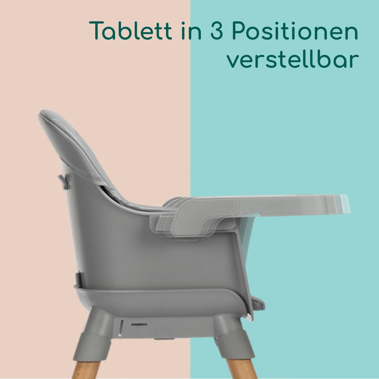 Bebeconfort Avista 2 4-ühes söögitool, Tinted Grey
