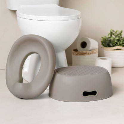 Nattou 3in1 lastepott Care, pott, astmepink ja WC-iste, alates 18 kuust, taupe