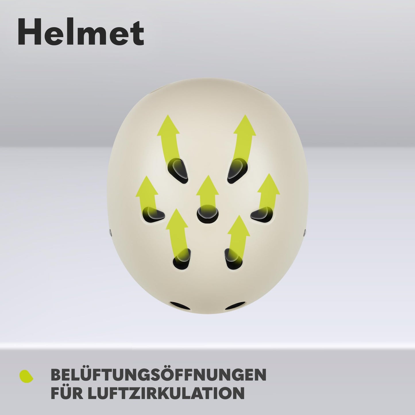Lionelo lastekiiver Helmet Beige Sand S 50-56 cm, lõuakaitsega