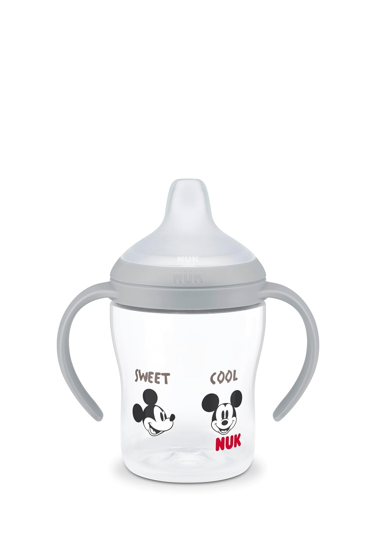 NUK Perfect Match harjoittelumuki Mikki Hiiri, 6+ kk, 150 ml, beige (Greige)