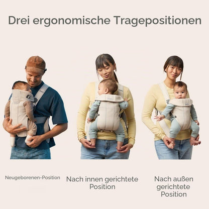 BabyBjörn Mini -kantoreppu, 3D-verkkokangas, kerma