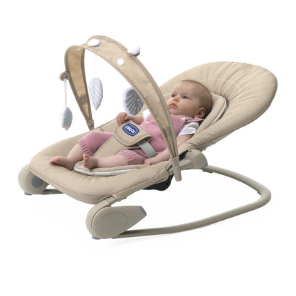 Chicco Hooplà beebikiik, beige, 0 kuud kuni 18 kg, mänguriba ja 4 asendit