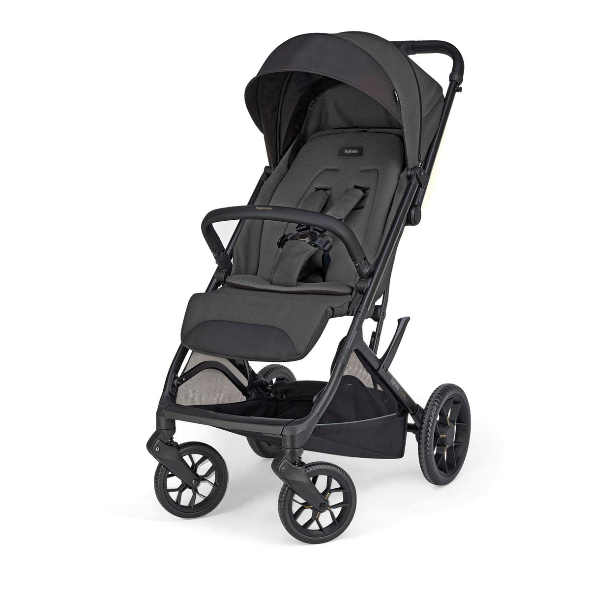 Inglesina Maior kevyet rattaat, 7,9 kg, harmaa (Magnet Grey), enintään 22 kg