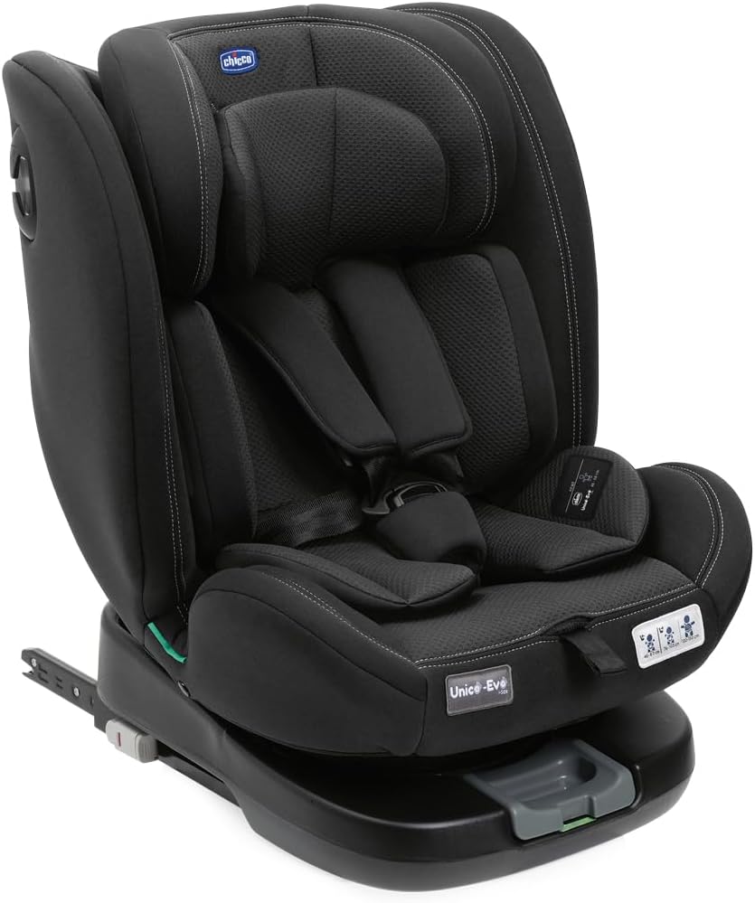 Chicco Unico Evo i-Size turvatool, 0–36 kg, 0–12 aastat, must