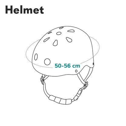Lionelo lastekiiver Helmet Beige Sand S 50-56 cm, lõuakaitsega