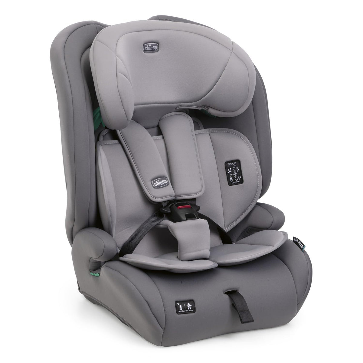 Chicco Gro Up i-Size turvatool 76-150 cm, 15 kuud kuni 12 aastat, ISOFIX, 5 kg, hall