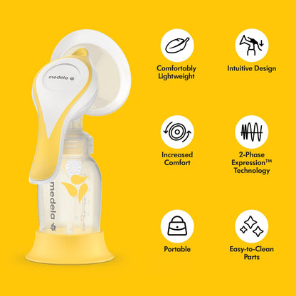 Medela Harmony manuaalne rinnapump PersonalFit Flex lehtriga